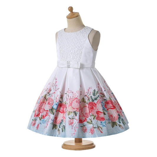 Vestido de Fiesta Pettigirl con Flores para Niñas - Colección San Valentín - Image 2