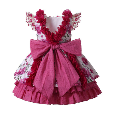 Vestido Floral para Niña - Diseño Elegante para Cumpleaños - Image 9