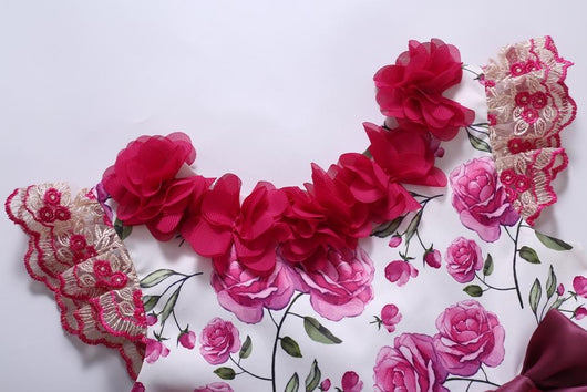 Vestido Floral para Niña - Diseño Elegante para Cumpleaños - Image 8