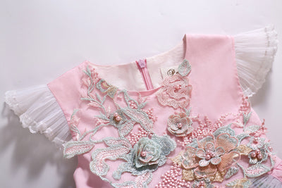 Vestidos Florales Vintage con Mangas Volantes - Image 7