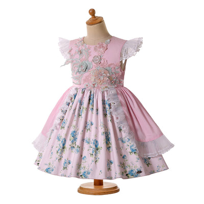 Vestidos Florales Vintage con Mangas Volantes - Image 8