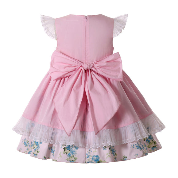 Vestidos Florales Vintage con Mangas Volantes