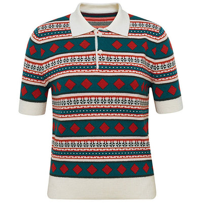 Playera Polo Rayas Manga Corta - Estilo Clásico Moderno - Image 4