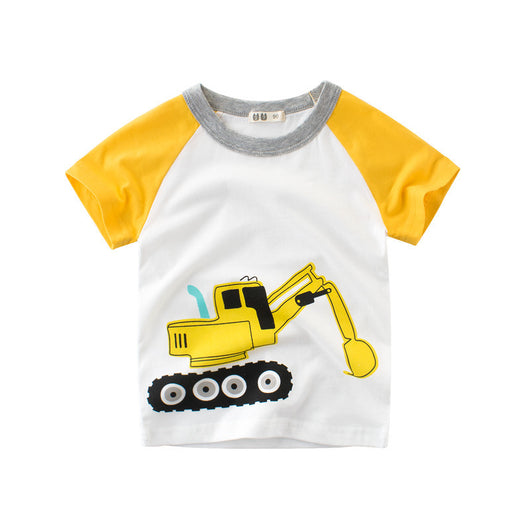 Playera Infantil Estampado Autos de Dibujos Animados para Niños - Image 6