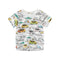Playera Infantil Estampado Autos de Dibujos Animados para Niños