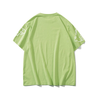 Playera Suelta Harajuku con Estampado de Dinosaurio - Unisex - Image 5
