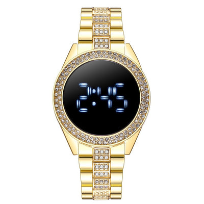Reloj Deportivo Inteligente para Mujer con Diamantes y Personalización Electrónica - Image 9