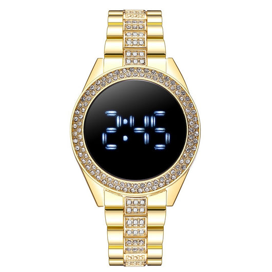 Reloj Deportivo Inteligente para Mujer con Diamantes y Personalización Electrónica - Image 9