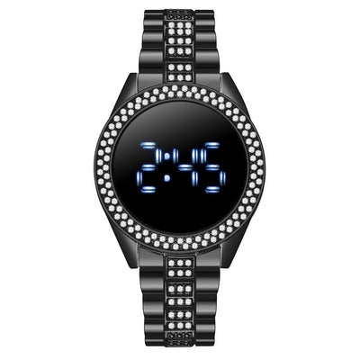 Reloj Deportivo Inteligente para Mujer con Diamantes y Personalización Electrónica - Image 7
