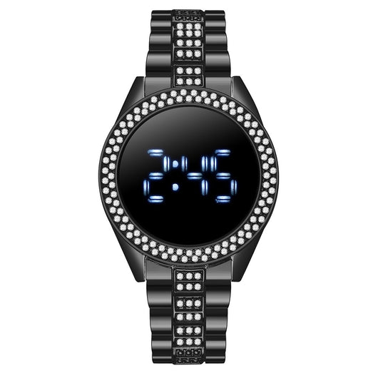Reloj Deportivo Inteligente para Mujer con Diamantes y Personalización Electrónica - Image 5