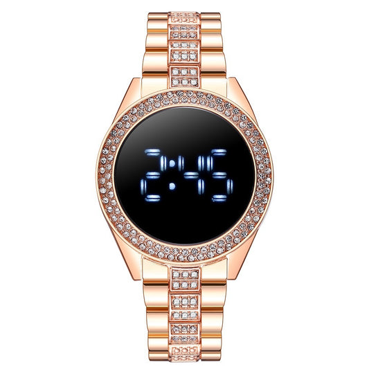 Reloj Deportivo Inteligente para Mujer con Diamantes y Personalización Electrónica - Image 2