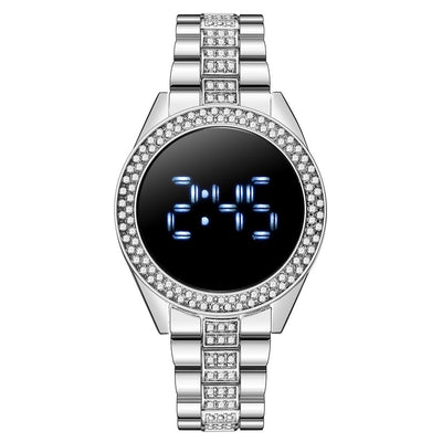 Reloj Deportivo Inteligente para Mujer con Diamantes y Personalización Electrónica - Image 6