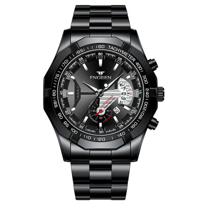 Reloj Empresarial Luminoso con Calendario - Elegancia Digital para Profesionales - Image 22