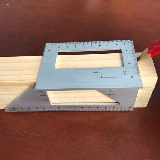 Escuadra Multifuncional de Aluminio 45° y 90° con Precisión Profesional - Image 11