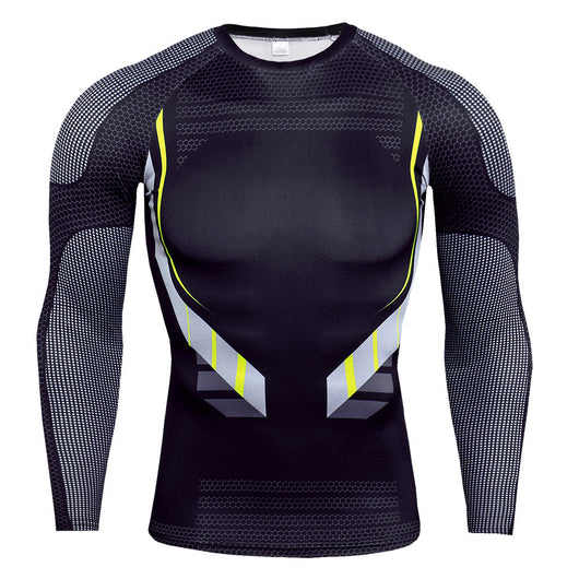 Camiseta Básica Manga Larga para Hombre - Cuello Redondo Ajustado Otoño Invierno - Image 4