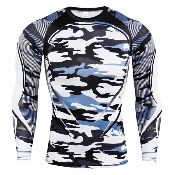 Camiseta Básica Manga Larga para Hombre - Cuello Redondo Ajustado Otoño Invierno - Image 9