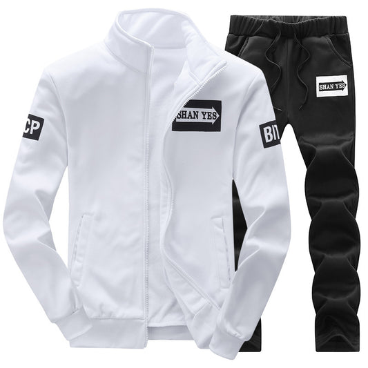 Conjunto Deportivo de Dos Piezas para Hombre - Chamarra y Pantalón Casual