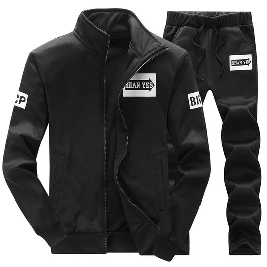 Conjunto Deportivo de Dos Piezas para Hombre - Chamarra y Pantalón Casual - Image 3