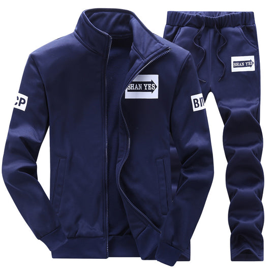 Conjunto Deportivo de Dos Piezas para Hombre - Chamarra y Pantalón Casual - Image 2