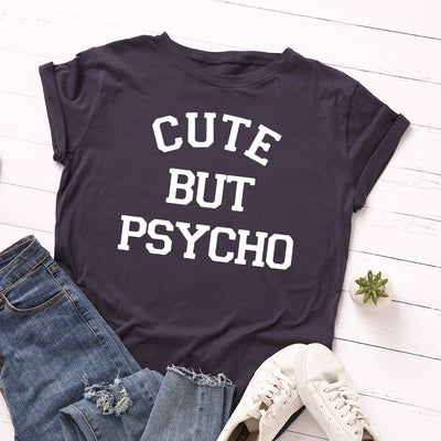 Camiseta Suelta de Manga Corta para Mujer - Estilo Europeo y Americano - Image 9