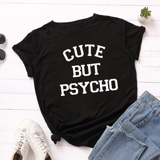 Camiseta Suelta de Manga Corta para Mujer - Estilo Europeo y Americano