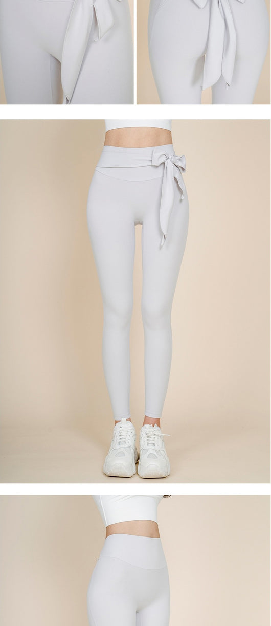Pantalones Yoga Deportivos Coreanos de Secado Rápido y Máximo Estiramiento para Mujer - Image 11