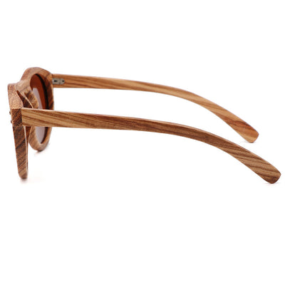 Gafas de Sol Polarizadas Bambú Marco Redondo - Image 8