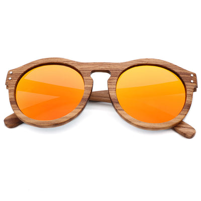 Gafas de Sol Polarizadas Bambú Marco Redondo - Image 6