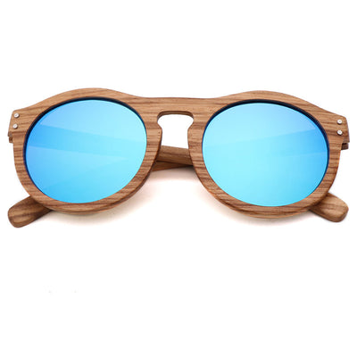 Gafas de Sol Polarizadas Bambú Marco Redondo - Image 5