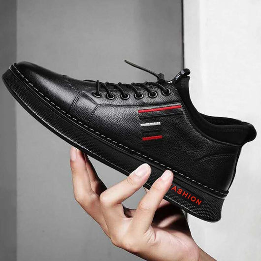 Zapatos Casuales de Cuero para Hombre Estilo Británico Versátil - Image 3