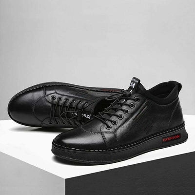 Zapatos Casuales de Cuero para Hombre Estilo Británico Versátil - Image 4