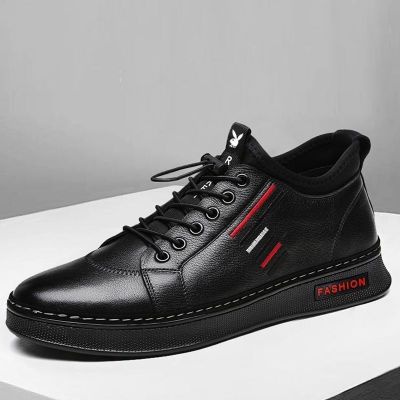 Zapatos Casuales de Cuero para Hombre Estilo Británico Versátil