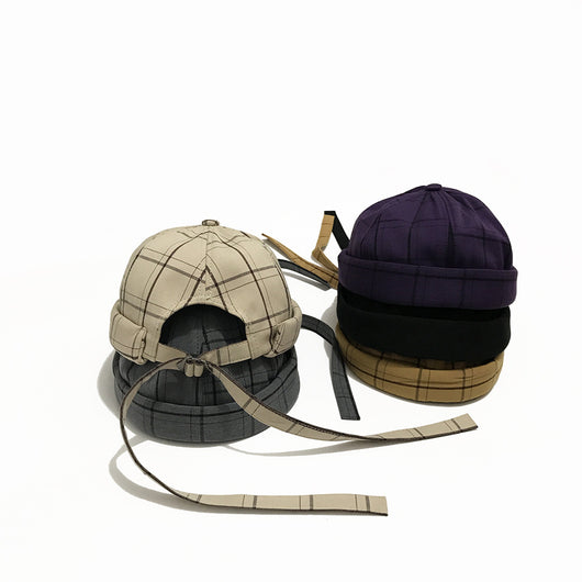 Boina Lattice Coreana Elegante para Mujer - Estilo Landlord Otoño Invierno - Image 3