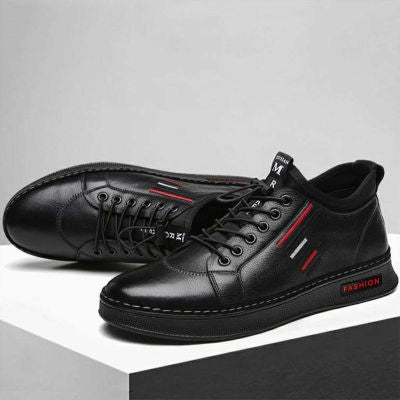 Zapatos Casuales de Cuero para Hombre Estilo Británico Versátil - Image 5