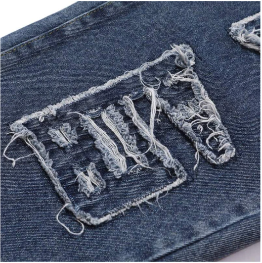 Jeans Rectos Efecto Desgastado - Estilo Urbano Relajado - Image 10