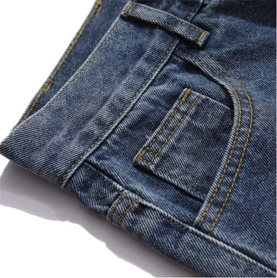 Jeans Rectos Efecto Desgastado - Estilo Urbano Relajado - Image 4