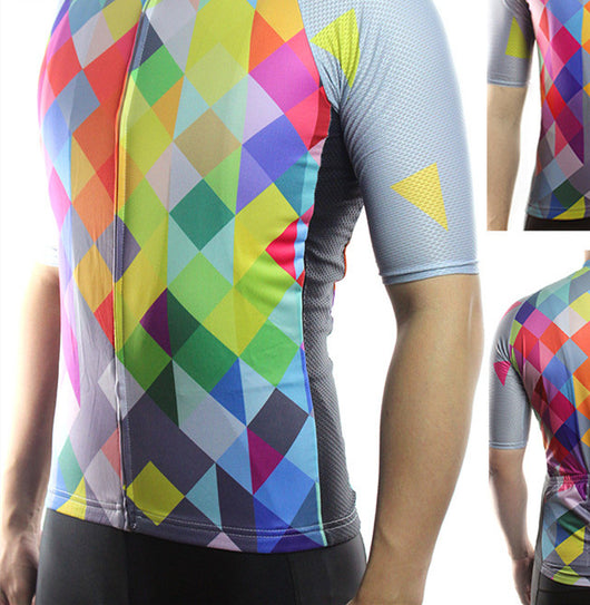 Jersey de Ciclismo Rayas Acanalado Serie Atlética - Image 9