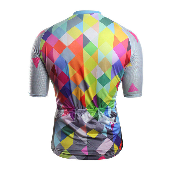 Jersey de Ciclismo Rayas Acanalado Serie Atlética