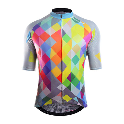 Jersey de Ciclismo Rayas Acanalado Serie Atlética