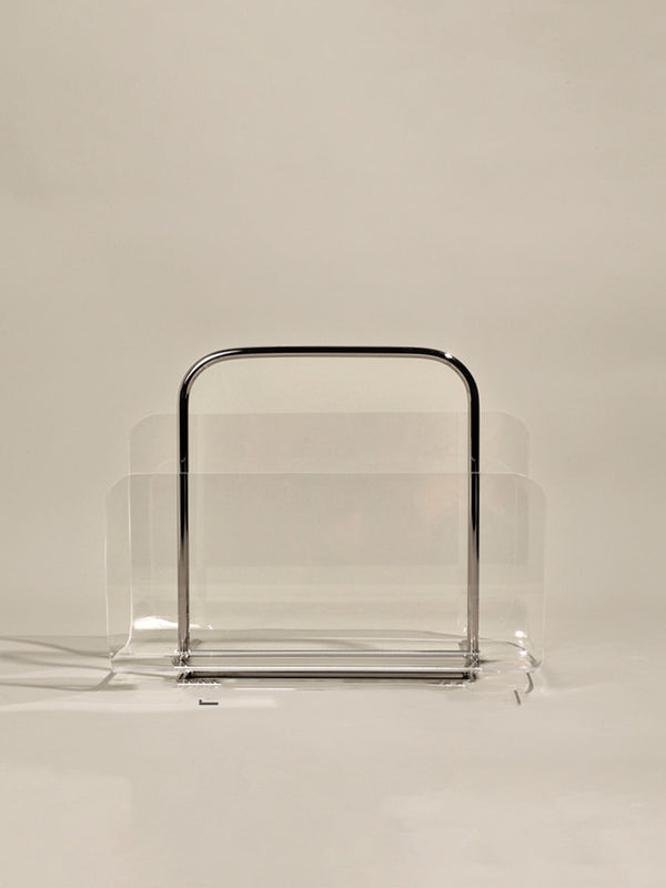 Estantería de Lujo Minimalista en Acrílico y Metal