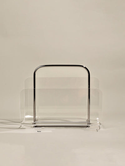Estantería de Lujo Minimalista en Acrílico y Metal - Image 2