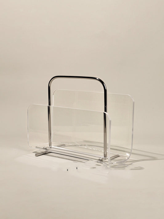 Estantería de Lujo Minimalista en Acrílico y Metal