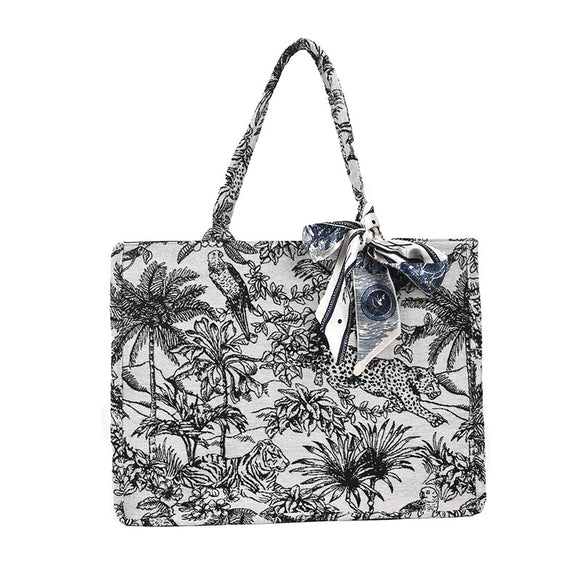 Bolsa Mensajero de Lona Estampada