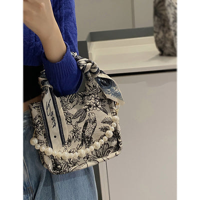 Bolsa Mensajero de Lona Estampada - Image 3