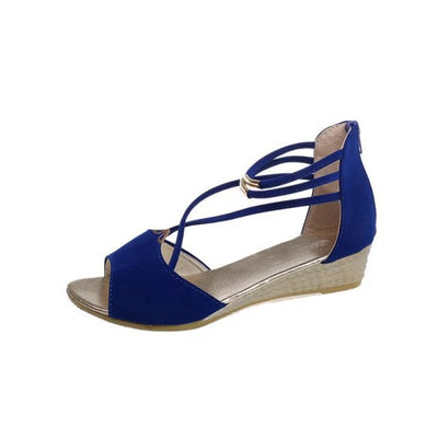 Sandalias de Verano Coreanas Cómodas con Tira Ajustable y Tacón Bajo - Image 2