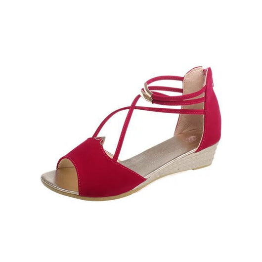 Sandalias de Verano Coreanas Cómodas con Tira Ajustable y Tacón Bajo - Image 5