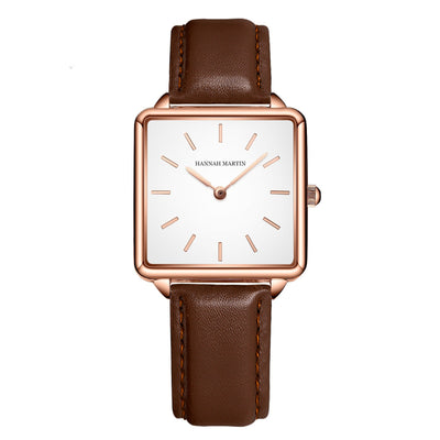 Reloj Cuadrado Minimalista para Mujer con Movimiento Japonés - Image 14