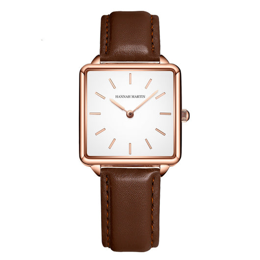 Reloj Cuadrado Minimalista para Mujer con Movimiento Japonés - Image 14