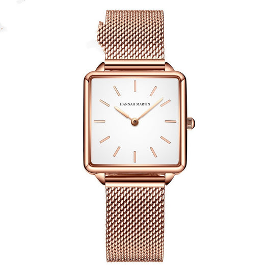 Reloj Cuadrado Minimalista para Mujer con Movimiento Japonés - Image 7