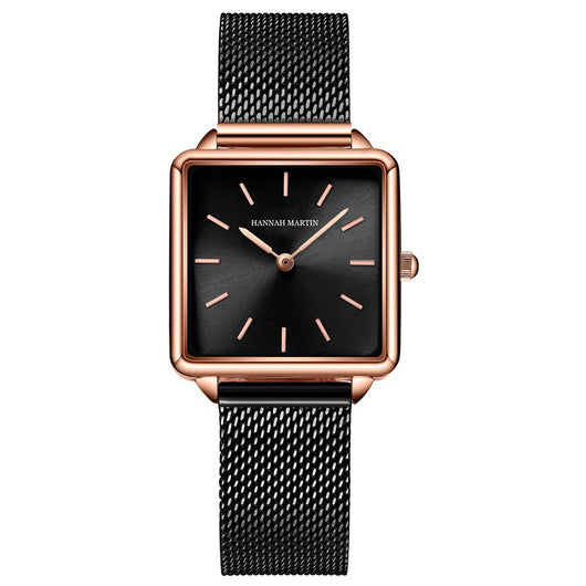Reloj Cuadrado Minimalista para Mujer con Movimiento Japonés - Image 8